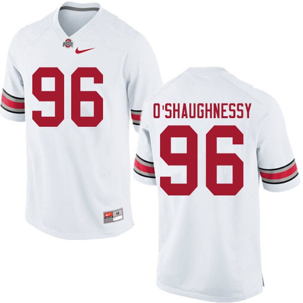 Ohio State Buckeyes #96 Michael O\'Shaughnessy Men Alumni Jersey White OSU97907